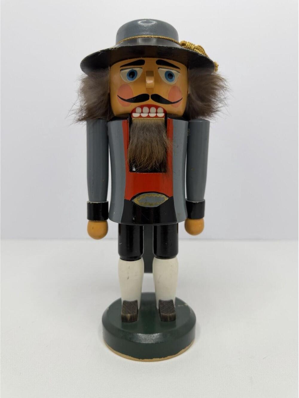 Vintage Erzgebirge German 8" Nutcracker "Villager" P103